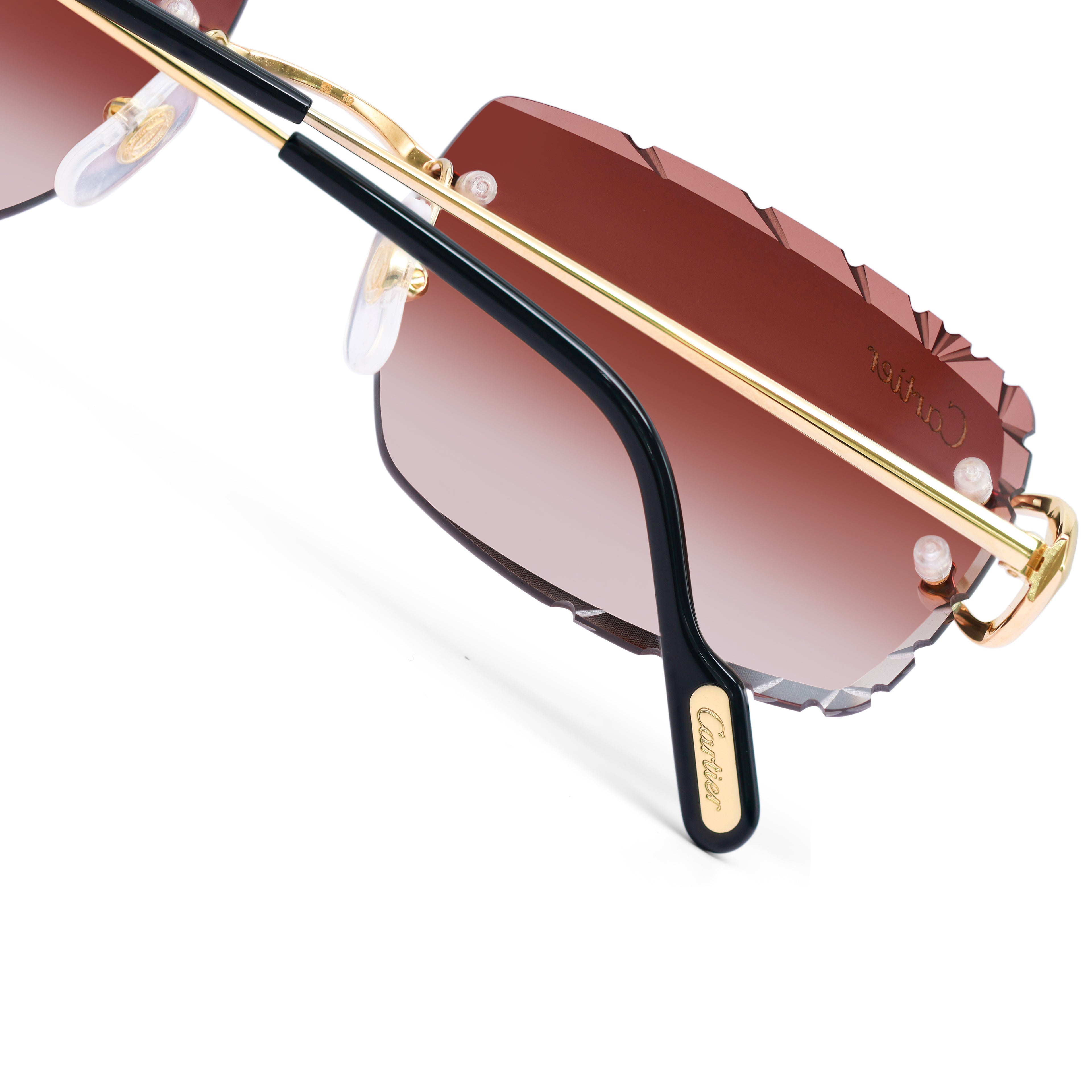 NEW GOLD BIG C ‘CAPTIVIA’ DARK BROWN