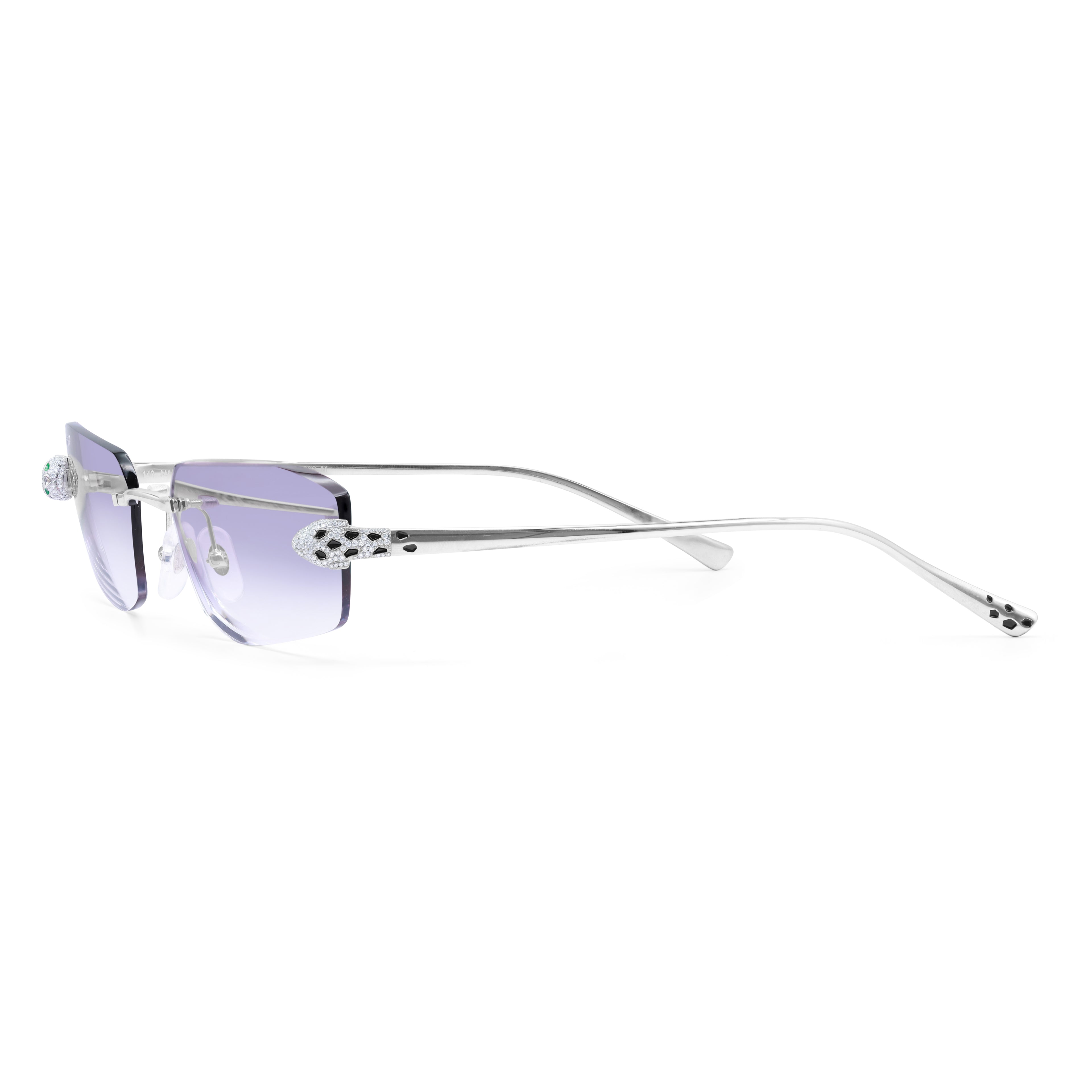 PAVE PANTHER HEAD SMOKE GRAY