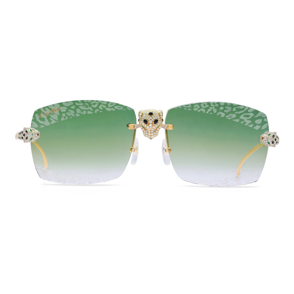 PANTHER PENDANT ‘MYKONOS’ MONEY GREEN