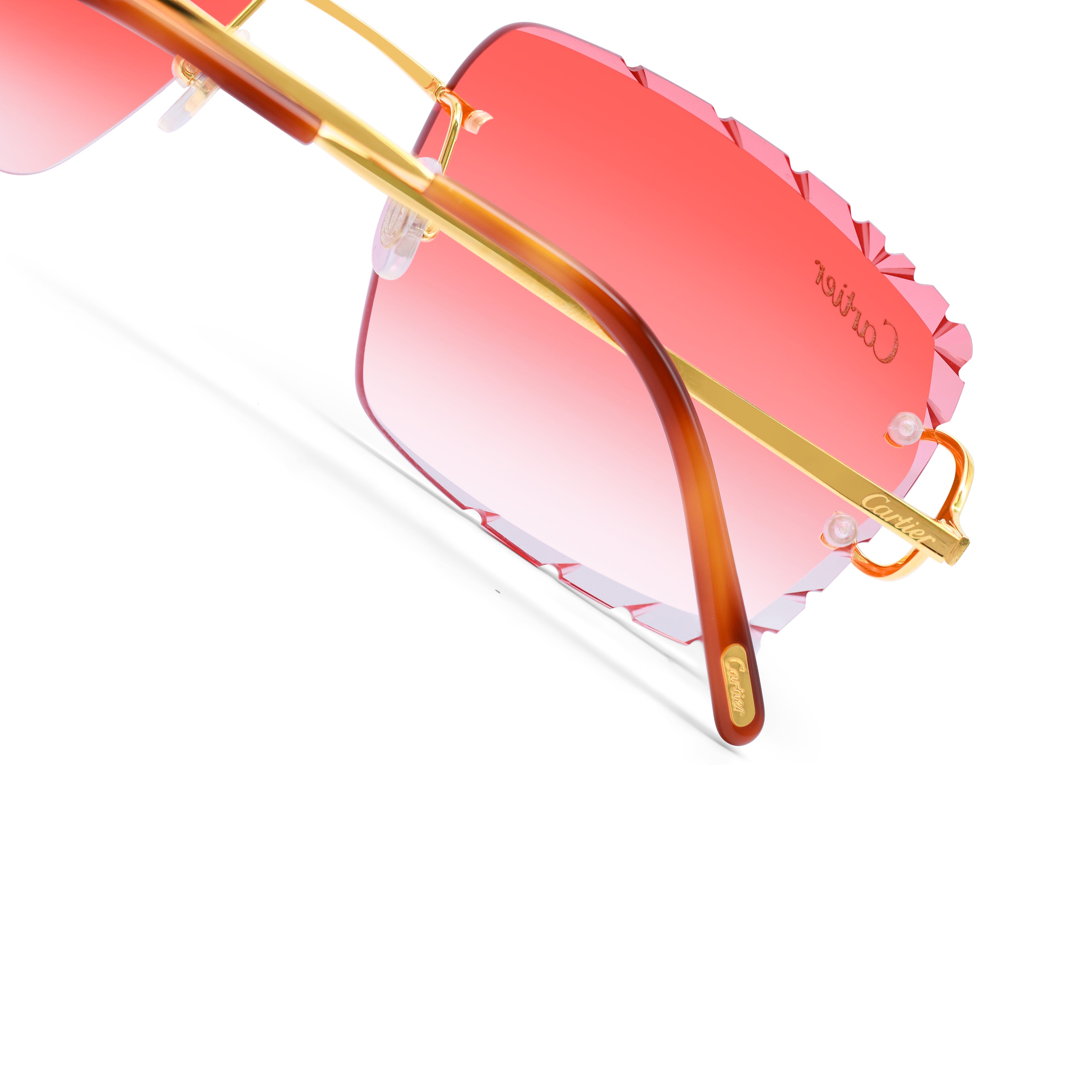 CLASSIC GOLD BIG C ‘MYKONOS’ RED ORANGE