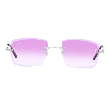 LITTLE Cs PAVE ‘MYKONOS’  PINK AR