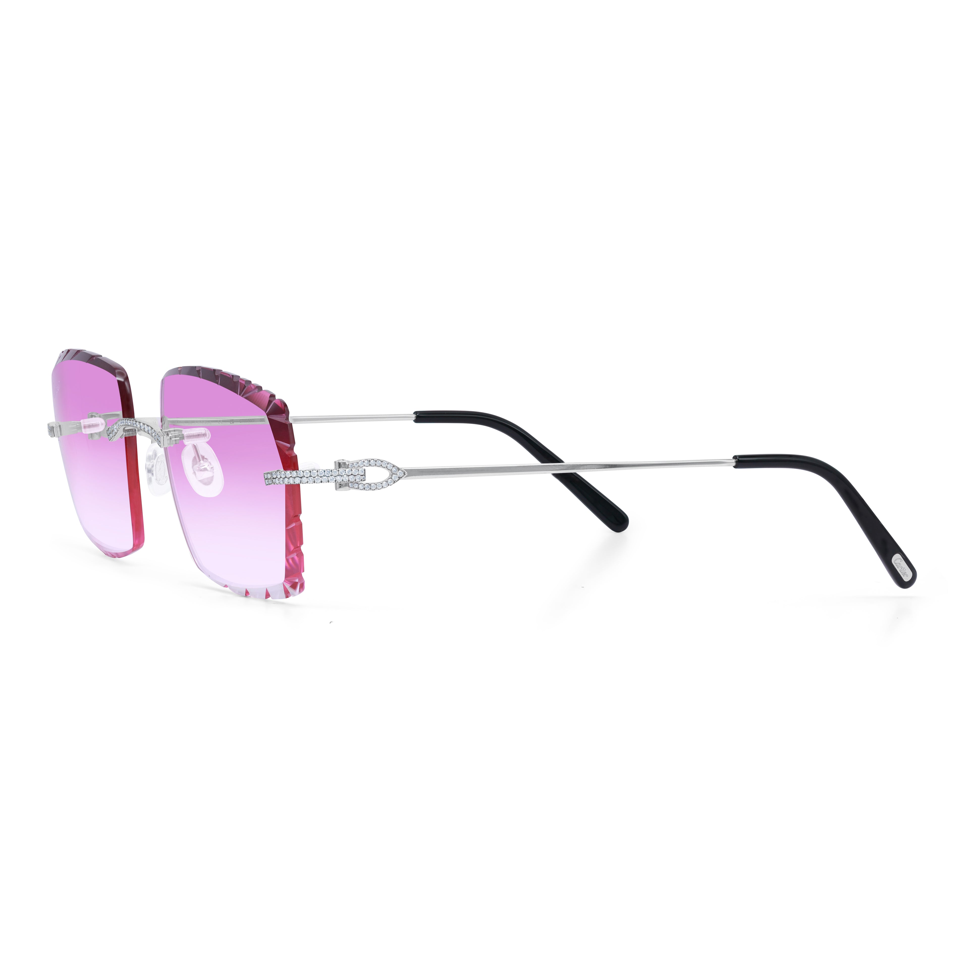 LITTLE Cs PAVE ‘MYKONOS’  PINK AR