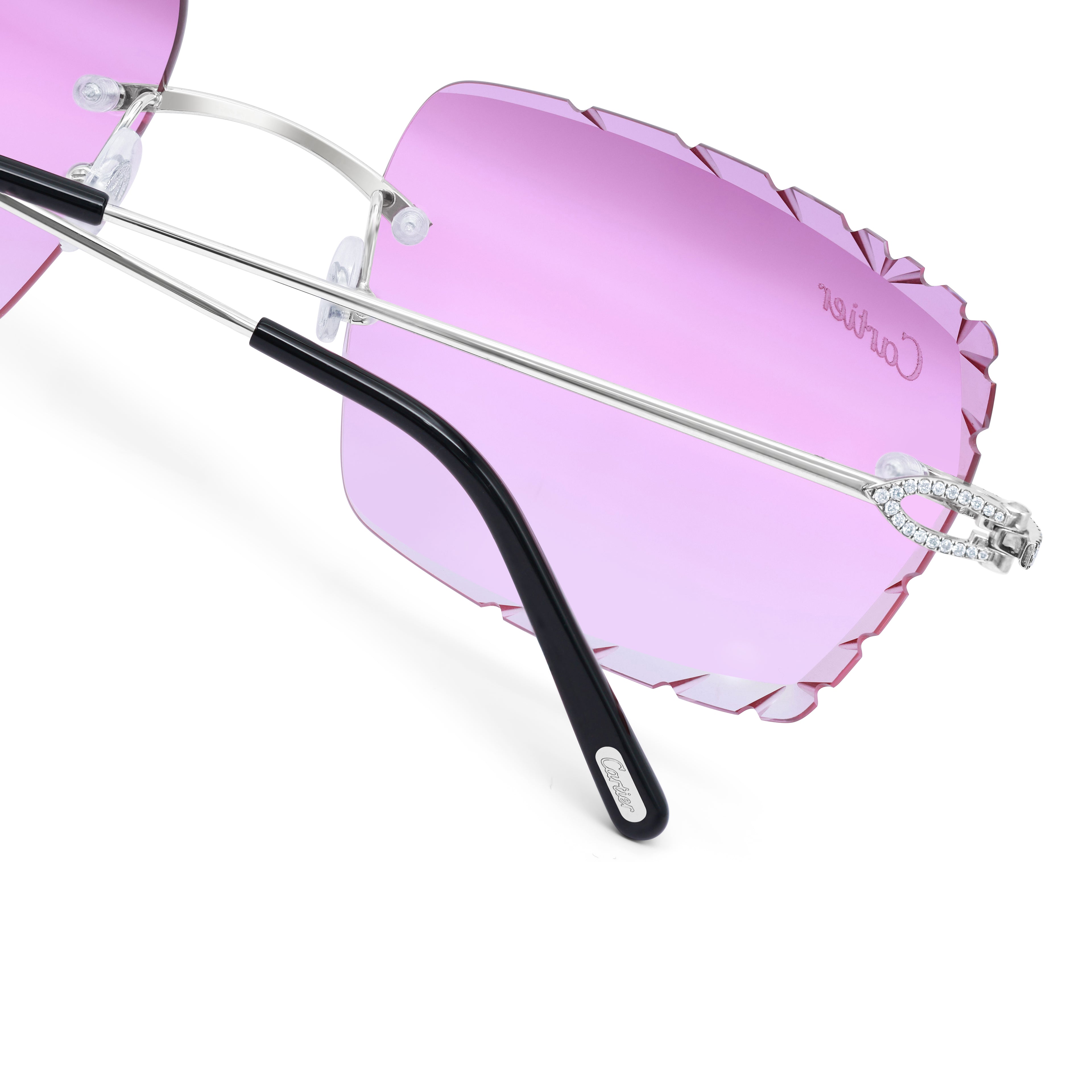 LITTLE Cs PAVE ‘MYKONOS’  PINK AR